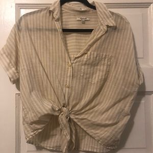 Madewell courier tie top
